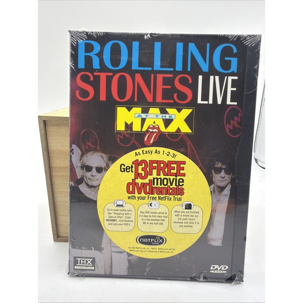Rolling Stones Live At The Max Steel Wheels Tour Anniversary DVD New Sealed